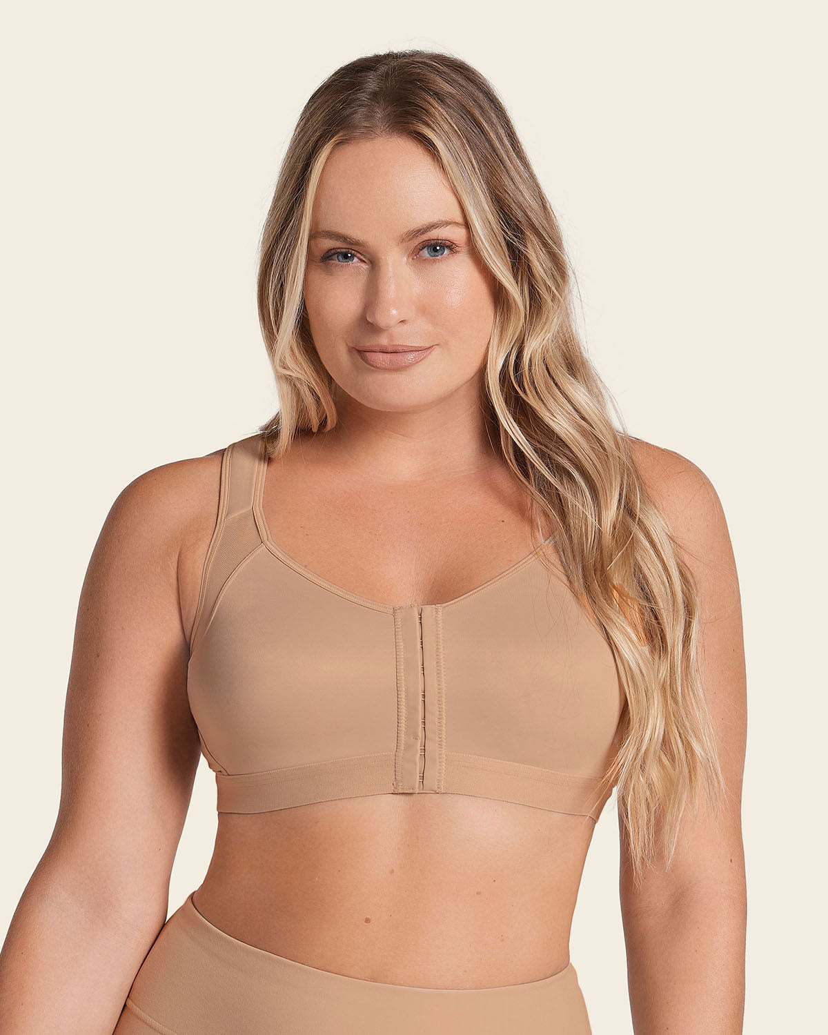 Post-Surgical Wireless Bra with Front Closure