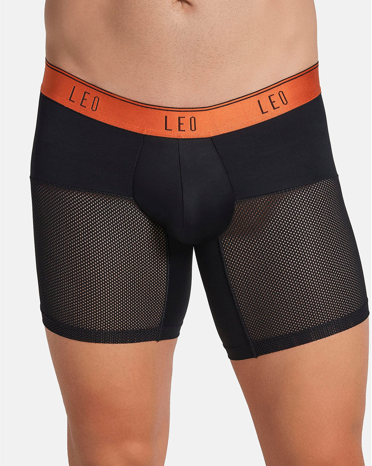 High-Tech Mesh Boxer Brief with Ergonomic Pouch