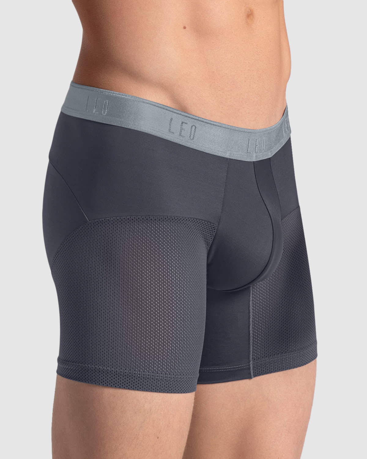 High-Tech Mesh Boxer Brief with Ergonomic Pouch