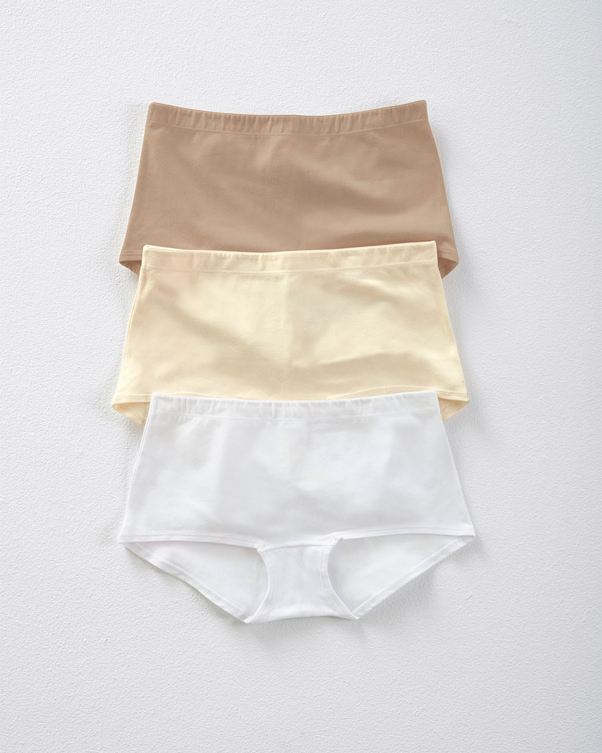 3-Pack Stretch Cotton Comfy Boyshort Panties