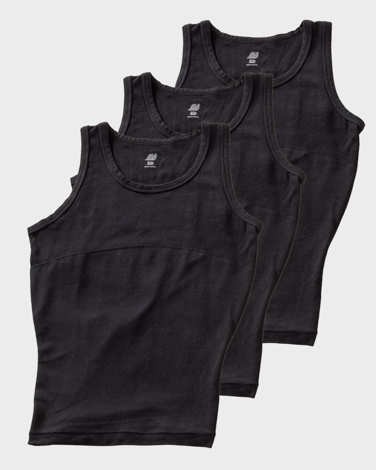 3-Pack Stretch Cotton Moderate Shaper Tank