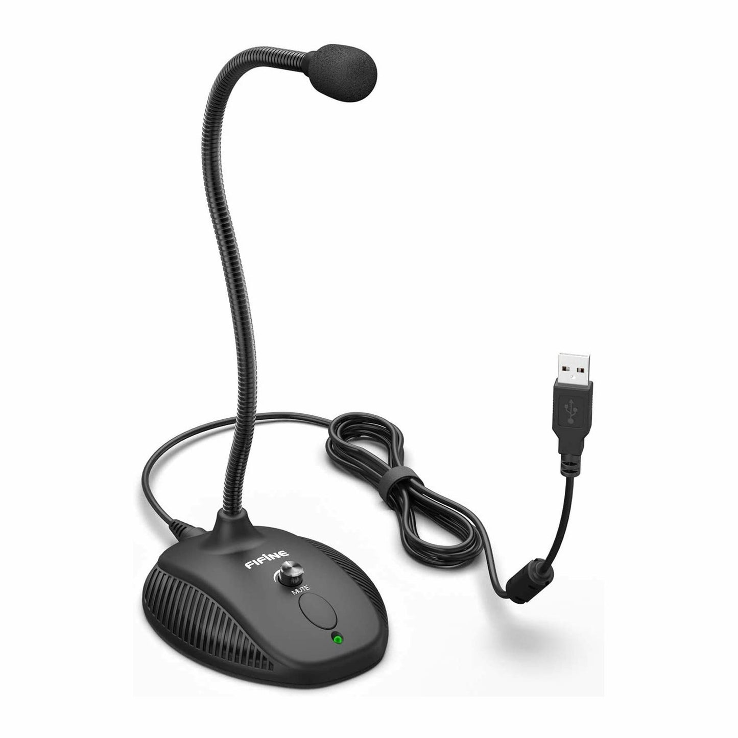 FIFINE K054 USB Microphone with Flexible Gooseneck