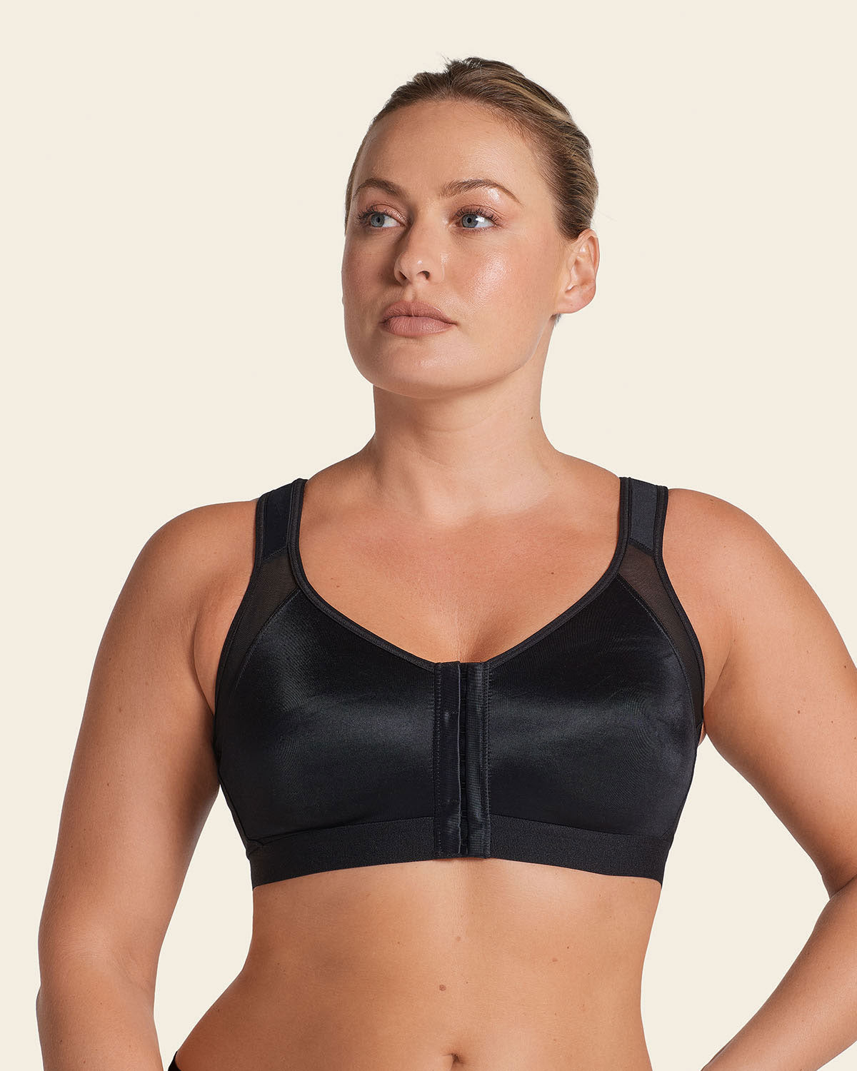 Post-Surgical Wireless Bra with Front Closure